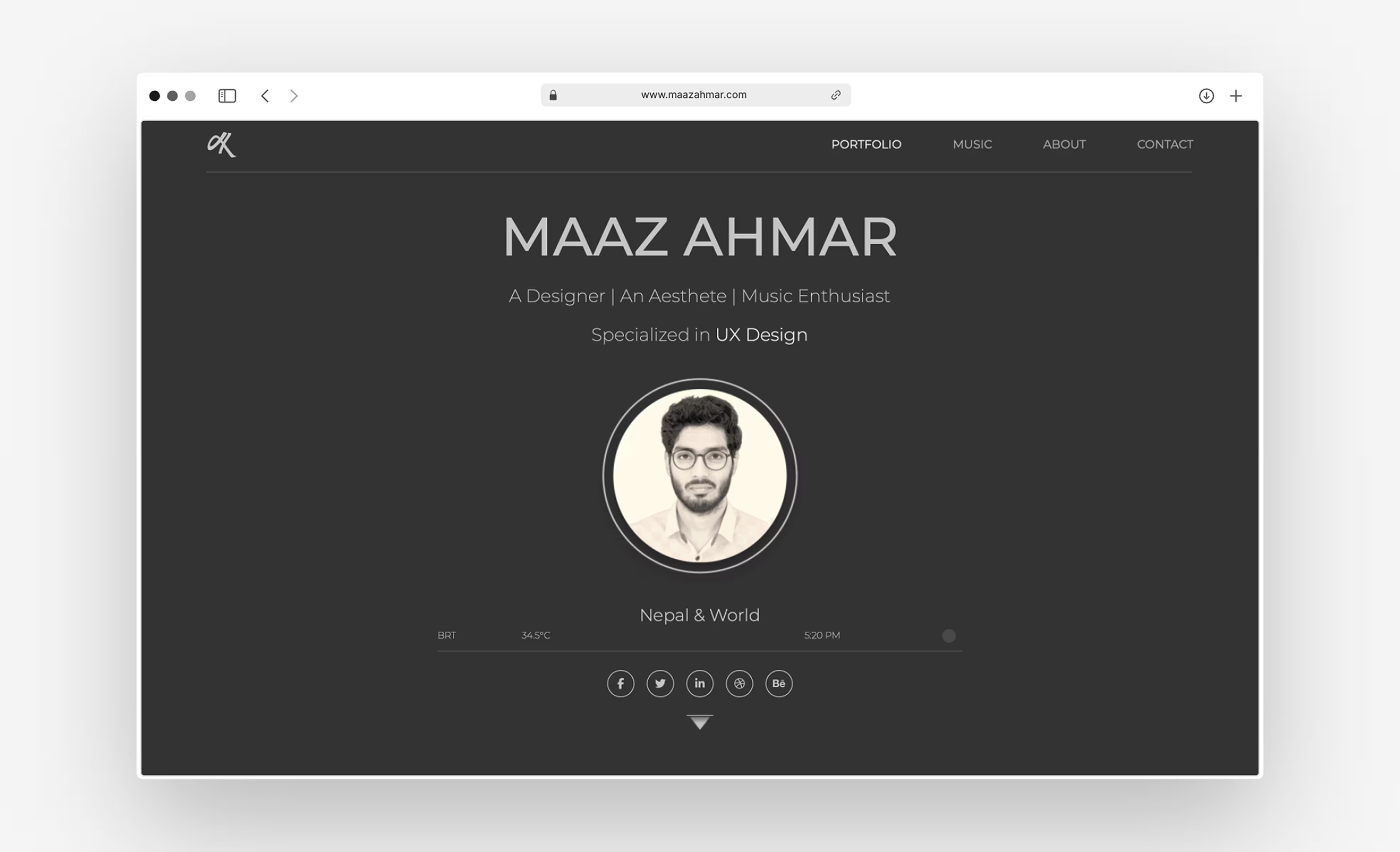 Maaz Ahmar - Portfolio